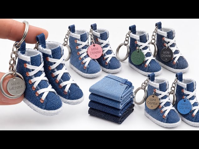 👖DIY Denim Shoes from Old Jeans | Easy Step-by-Step Tutorial🥾👟