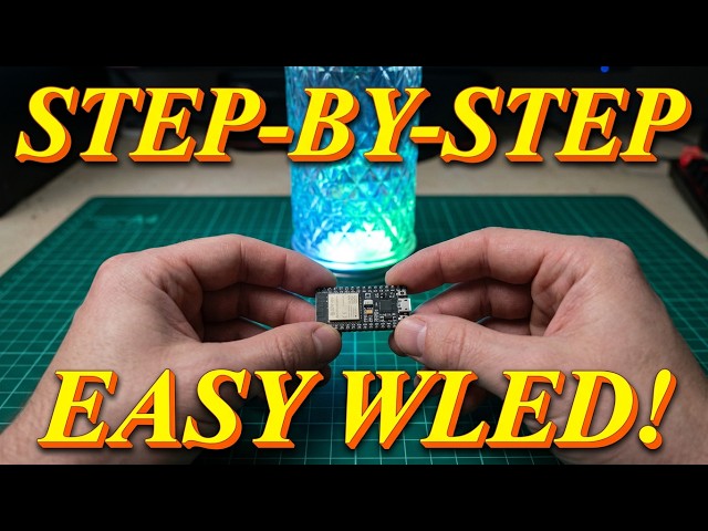 How to install WLED on an ESP32 C3 Super Mini!