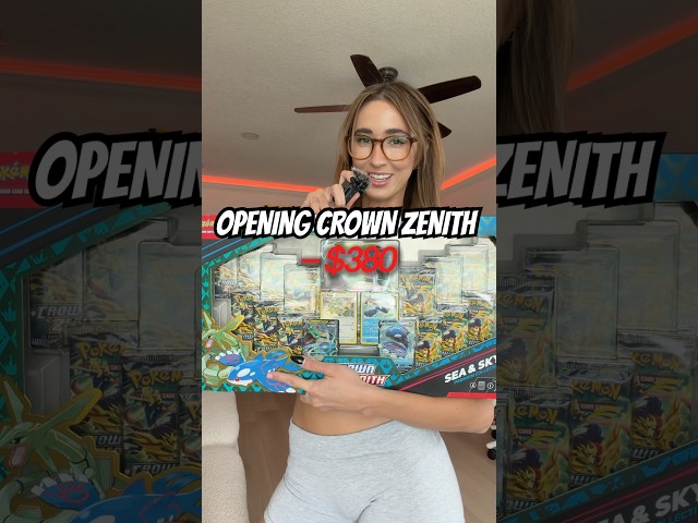 Crown zenith still one of the best sets to exist 😩 #pokemon #pokemoncards