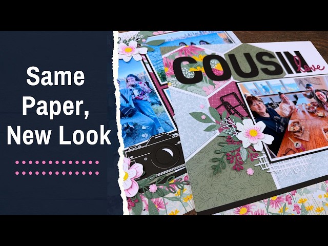 Use Your Scrapbook Paper in a New Way