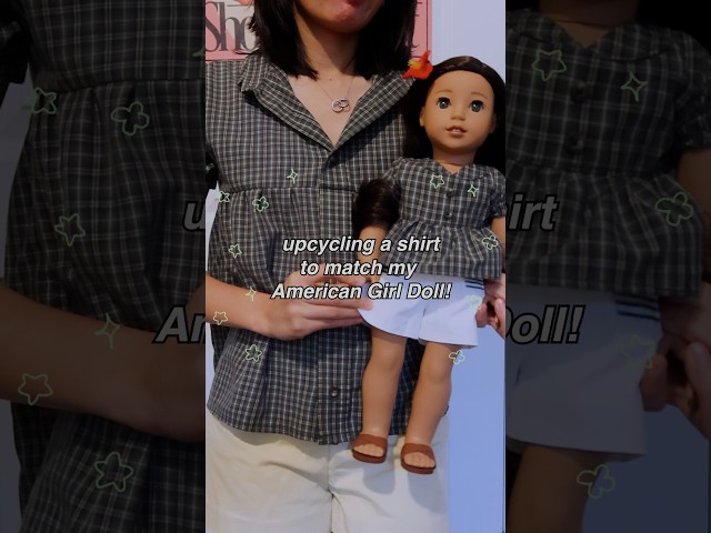 sewing a matching shirt for me and my doll!!