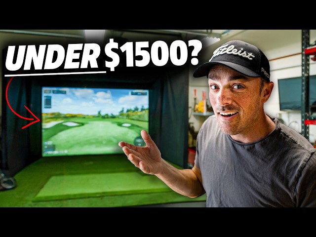 EASY WAY to a Build a GREAT Home Golf Simulator on a BUDGET!