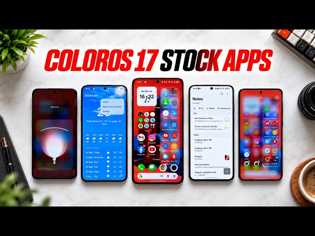 ColorOS 17 Stock Apps First Look! UI Changes, Transparent Design & MORE!