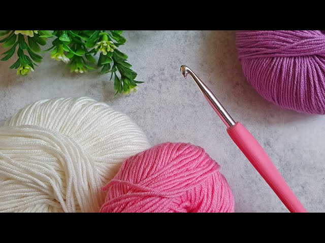 Very rare crochet granny square! Our grandmothers didn't know about this! Crochet.