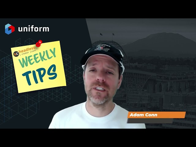 Presenter Adam Conn