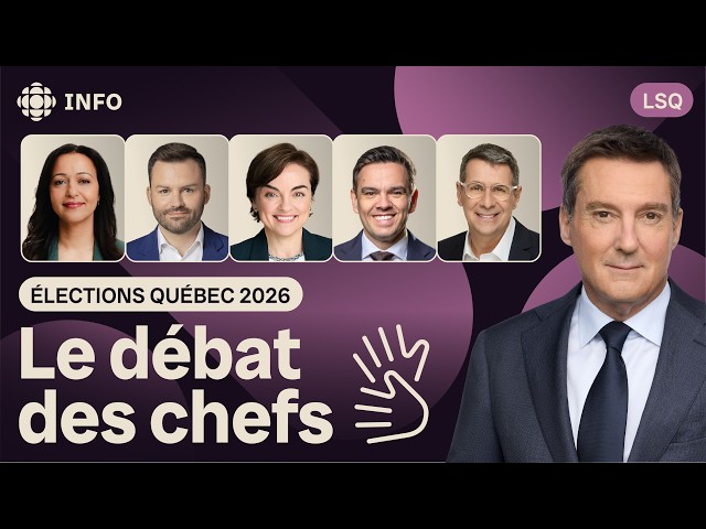 (LSQ) Leaders' Debate Live | Quebec Elections 2026