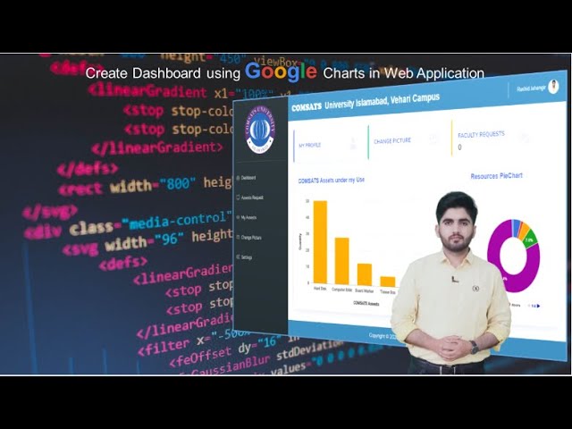 How to Design Dashboard Application using bootstrap and Google Charts
