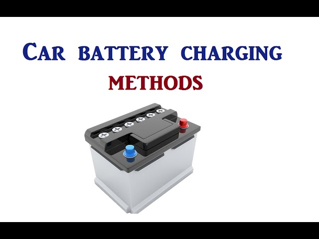 How to charge the car battery without a charger