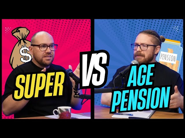 Centrelink income vs assets test + super balances vs age pension payments (clip from RR ep338)