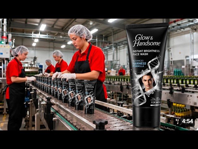 The Making of Liquid Silver Face Wash: A Step-by-Step Factory Guide | ASMR