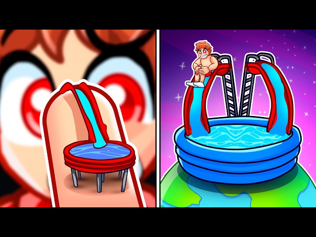 Tiny to MEGA Waterslide in GTA 5...