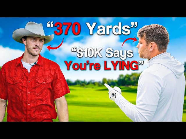 Cowboy Golfer Claims to Hit 370 YARD DRIVES | So We Made Him PROVE IT