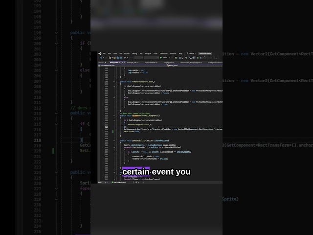 hide panels in unity #unity #csharp #indiedev | #doggystyles34 auf #Twitch