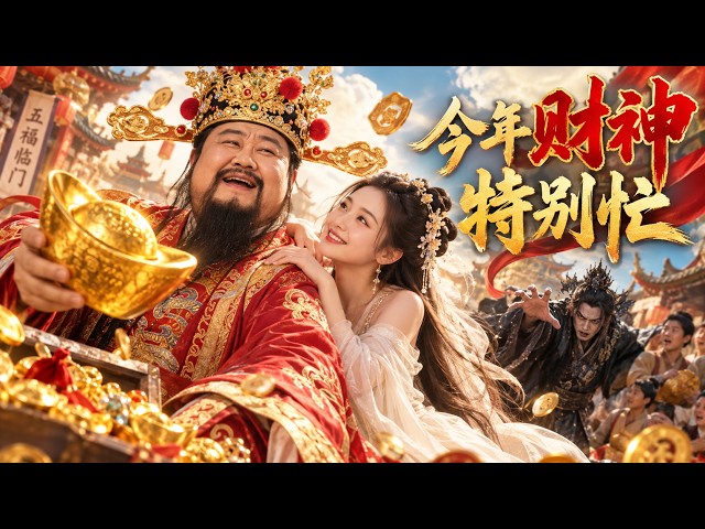 【今年财神特别忙】2026必看喜剧💥财神封印妖兽反遭瘟神构陷贬落凡尘，落魄神仙爆笑历劫，再度迎战邪恶守护苍生！ #movie #Chinese Drama#电影