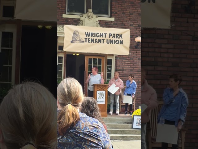 Wright Park Tenant Union Blackrock Protest