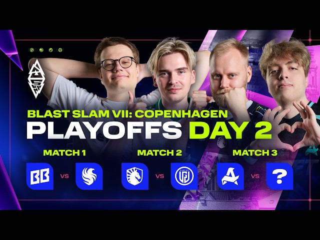 BLAST SLAM VII: Copenhagen, Playoffs, Day 2 - Dota 2 LIVE