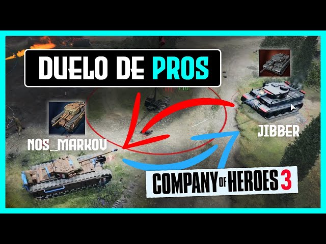 🏅 ÉPICA partida de PROS en un TORNEO de Company of Heroes 3