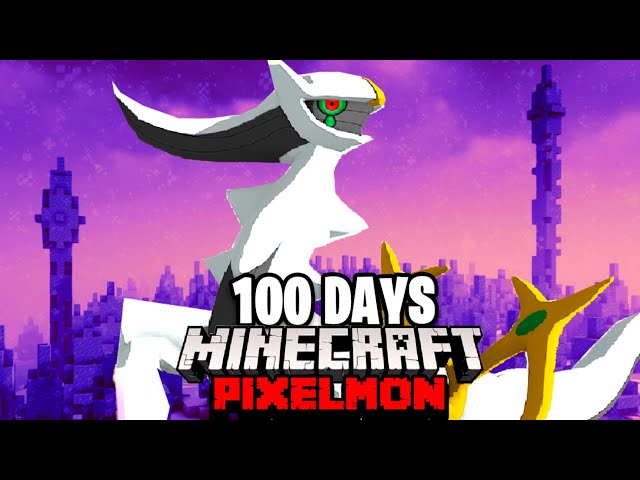 I Spent 100 DAYS in Minecraft Pixelmon Against my Rival! (Duos Pokémon)