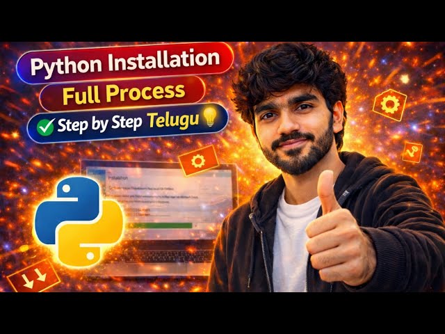 How to Install Python? | Complete Python Installation Telugu | 2026