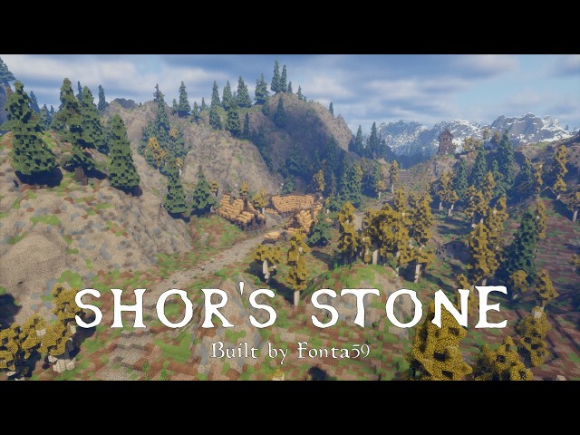 Shor's Stone in Minecraft - Tamrielcraft build showcase