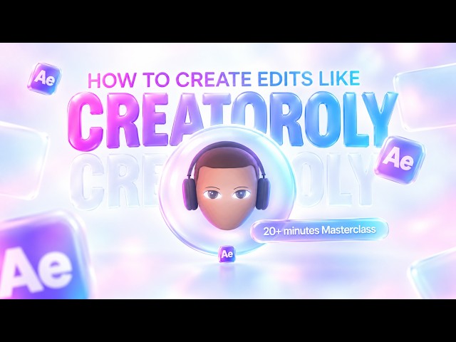 How to Edit Viral Animations like Creatoroly in After Effects | Step by Step Workflow