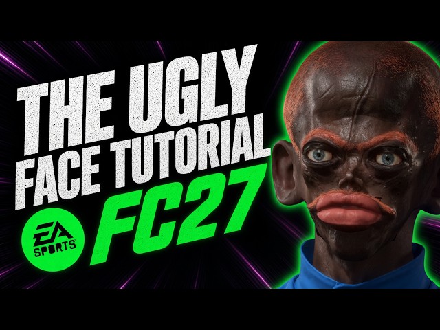 EA FC27 | UGLY Face Tutorial | Pro Clubs & Career Mode Face Creation