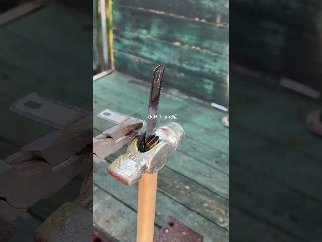 🔥 The Ultimate Hammer Handle Installation Trick! 😱