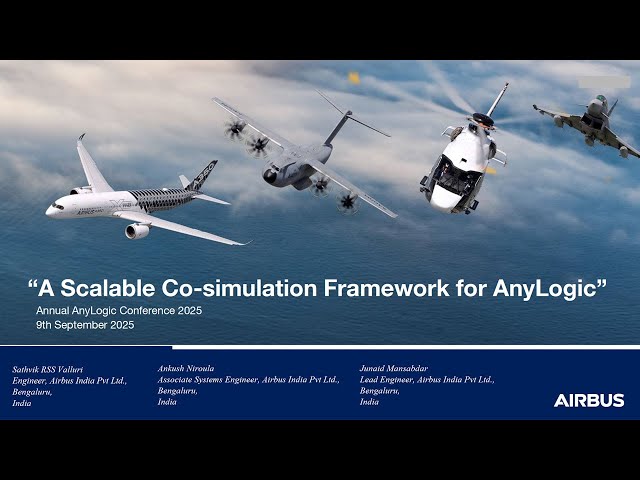 A Scalable Co-simulation Framework for AnyLogic