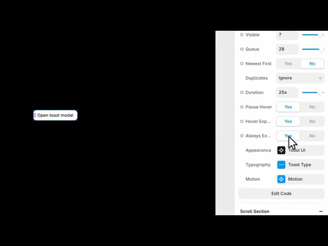 Toast Notifications for Framer — No Code