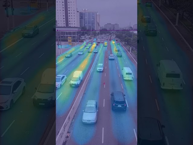Vehicle Traffic Intensity Analysis | HeatMap Generation | Computer Vision #ai #computervision
