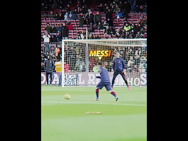 When Messi Forgets It's Just a Warm-Up 😮