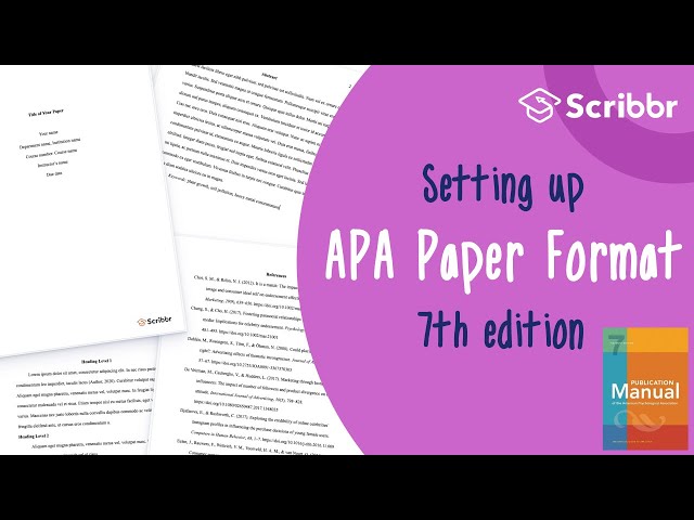 APA 7th Edition: Set up an APA Format Paper in 6 Minutes | Scribbr 🎓