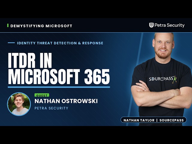 Why Every Microsoft 365 Admin Needs an ITDR Strategy with Nathan Ostrowski
