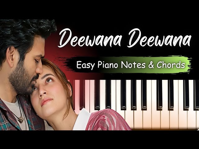 Deewaana Deewaana Easy Piano Tutorial With Notes and Chords 
