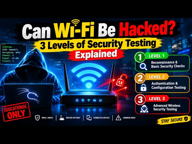 Can Wi-Fi Be Hacked? 3 Levels of Security Testing Explained