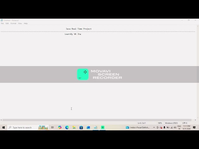 Java Real Time Project
