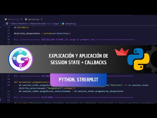 Explicación y aplicación de Session State + Callbacks (Streamlit)