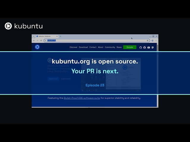 kubuntu.org is open source. Your PR is next.