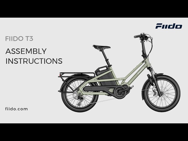 How to Assemble & Use the Fiido T3 Urban Family Cargo E-Bike