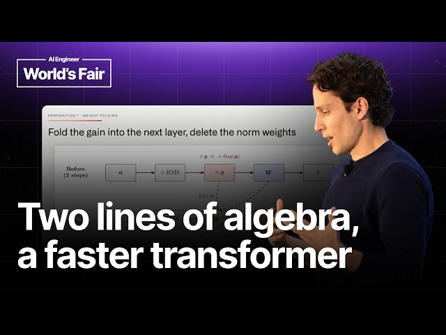 Weight Folding, CUDA Streams, and the Bug That Made My Model Speak Backwards — Filip Makraduli