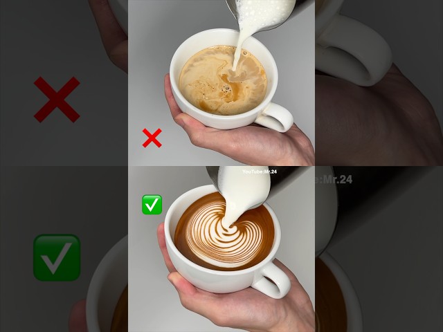 Milk Steaming Details 拉花蒸奶差別 #latteart #latte #lattetutorial