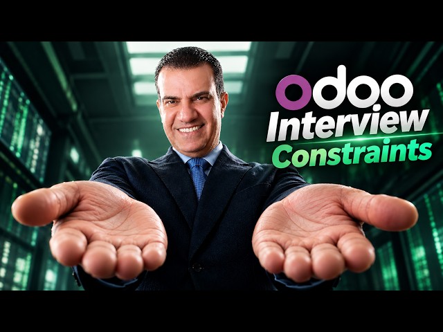 سؤال Odoo Interview هيسألوك أكيد: Constraints (Part 2)