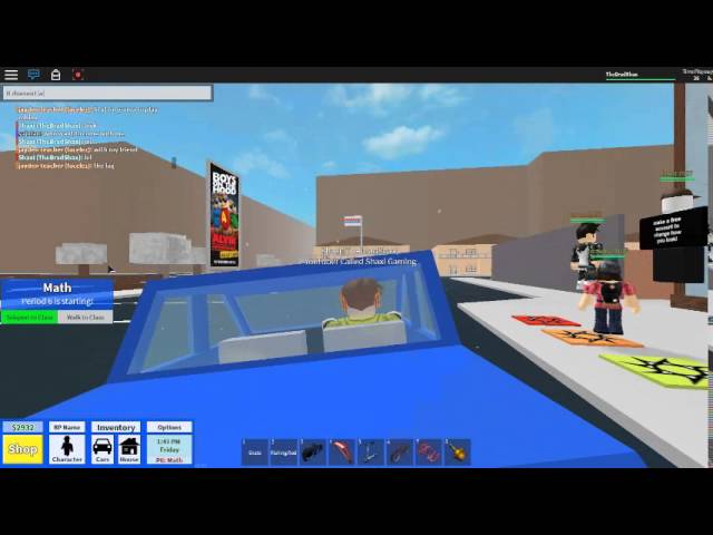 Roblox High School: Car Glitch