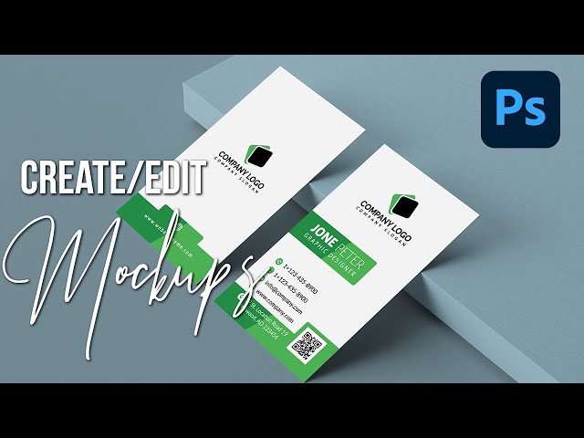 How to Create & Use Mockups In Photoshop CC | Business Card Mockup Tutorial | 2021