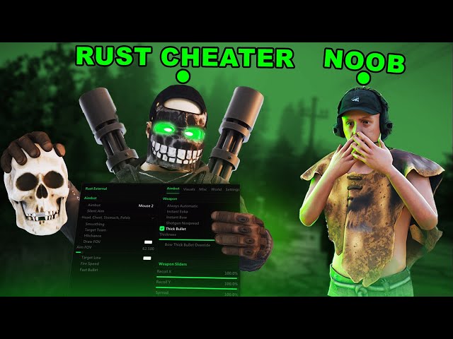 I Helped a RUST NOOB on WIPE DAY with the BEST RUST CHEAT..