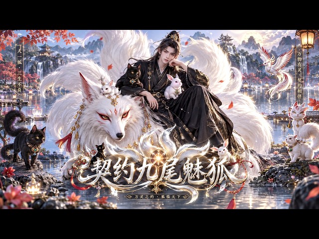 I bond the scorned white fox! It evolves into an enchanting nine-tailed fox. #anime #animation