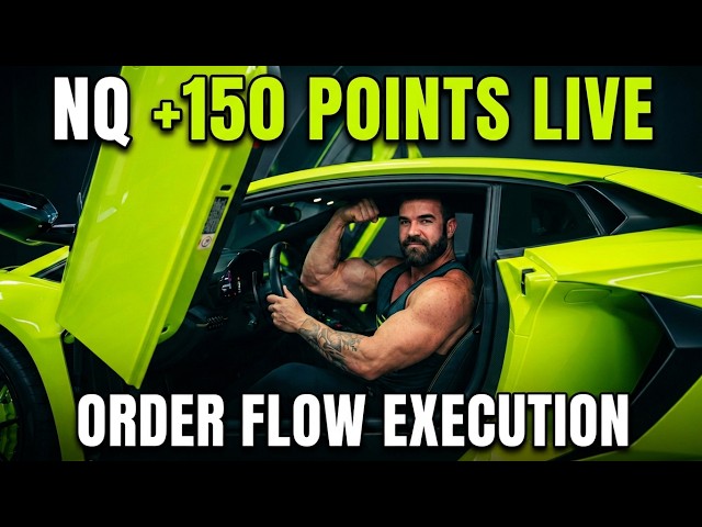 How To Daytrade NY Open With NQ(Order Flow) +167 pt Reversal