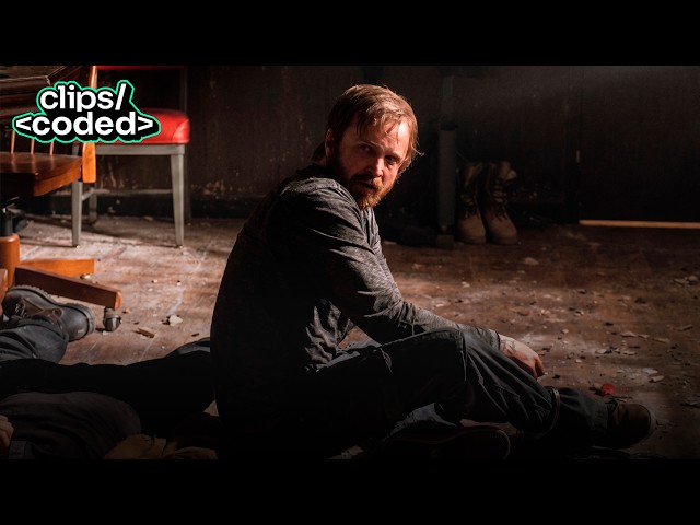 breaking bad (2013) - jesse and heisenberg final moments alone in compound meth lab