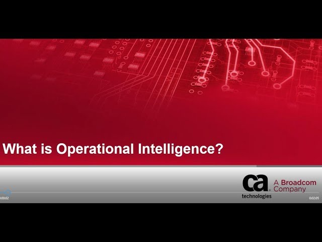 DX Operational Intelligence: What is Operational Intelligence