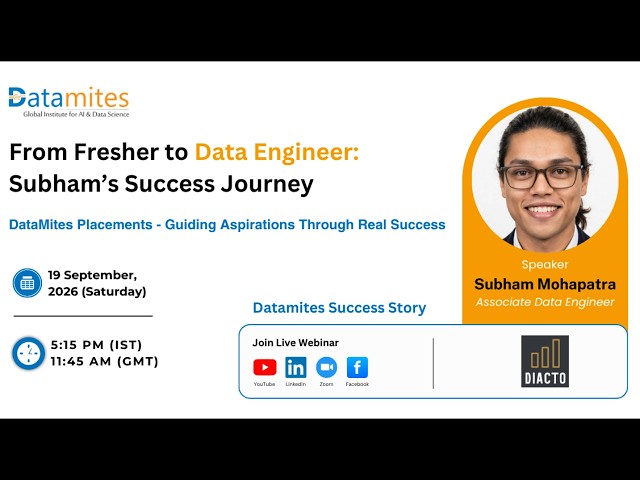 From Fresher to Data Engineer: Subham’s Success Journey
